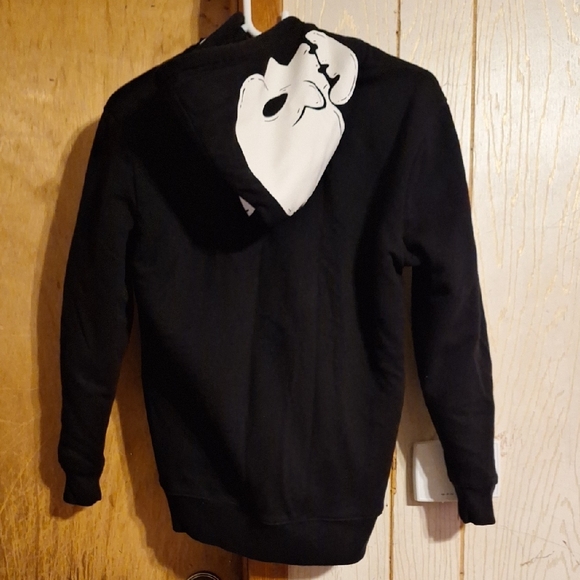 The Children's Place Black Skeleton Hoodie W/ Fleece Interior - Picture 4 of 6